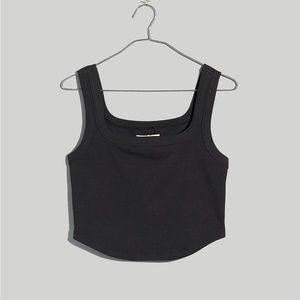 Madewell Ribbed Tailored Crop Tank